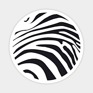 Zebra Pattern Magnet